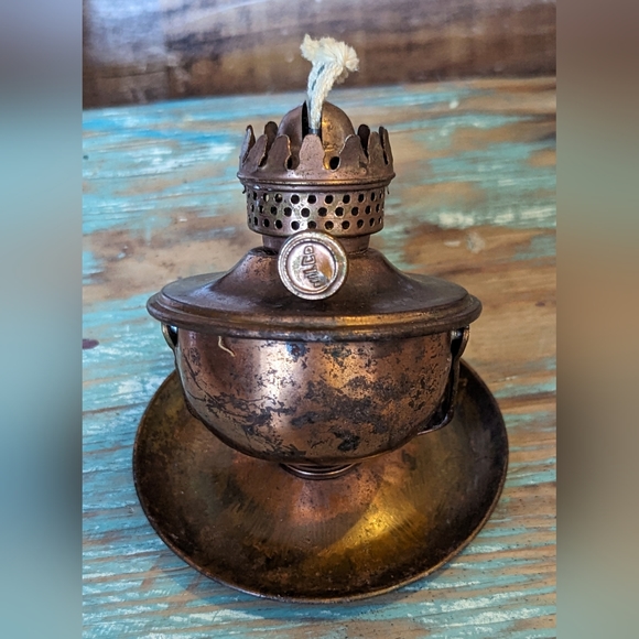 Vintage Hilco Brit Empire Swivel Copper Oil Lamp - Picture 12 of 12